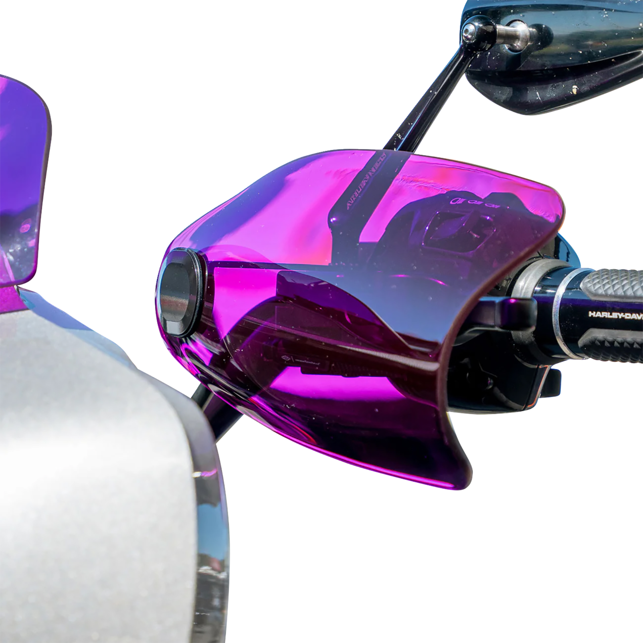 Flare® Handguards - Harley-Davidson Cable Clutch - Purple