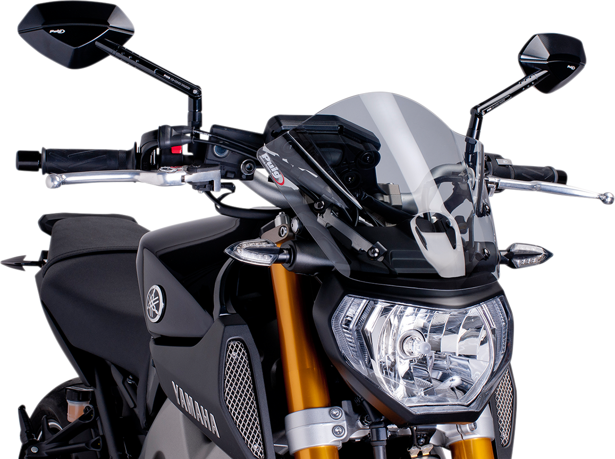 New Generation Windscreen - 11-1/2" - Smoke - MT09