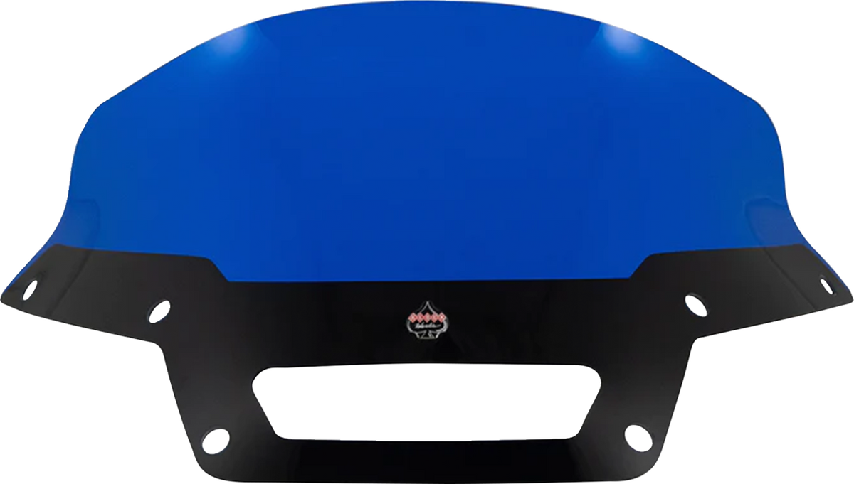 Kolor Flare® Windshield - 6" - Blue - '22-'25 FXLRST