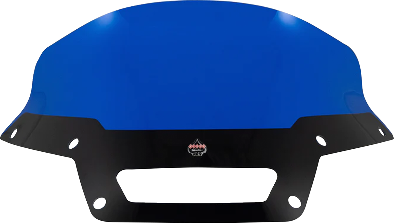 Kolor Flare® Windshield - 6" - Blue - '22-'25 FXLRST