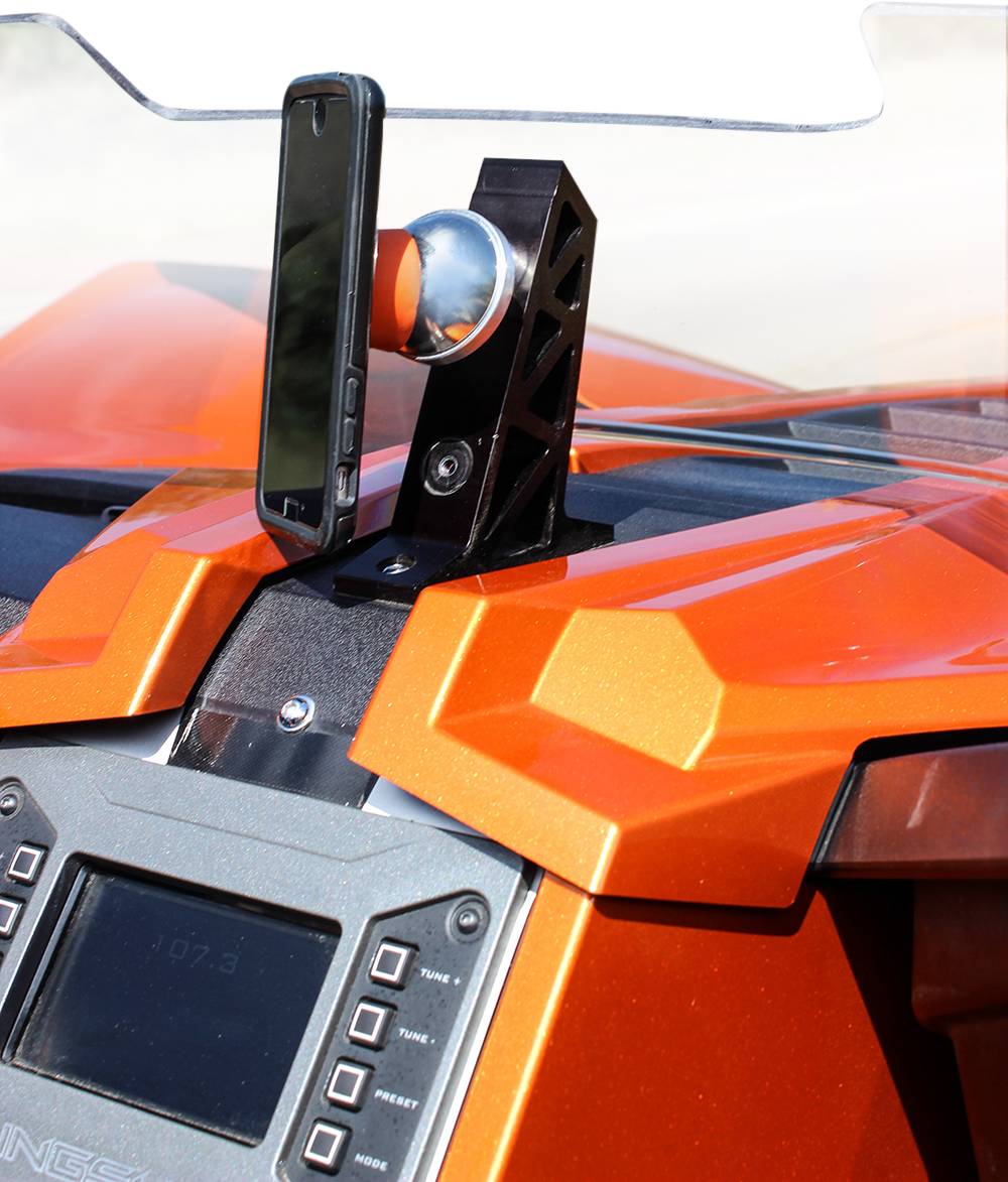 iOmounts™ Device Mount - Handlebar Mount - Slingshot - Black