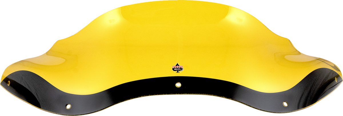 Kolor Flare® Windshield - 8" - Yellow - '98-'13 FLTR