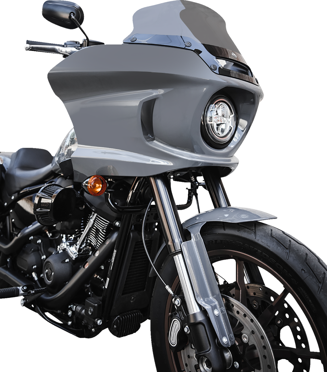 Flare® Windshield - 6" - Dark Smoke - FXLRST