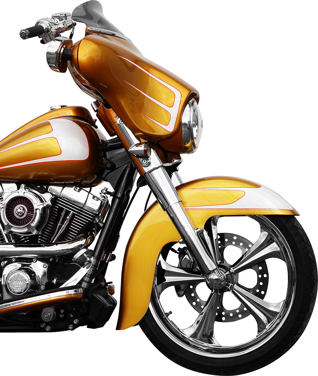 Flare® Windshield - 6-1/2" - Smoke - '96-'13 FLH