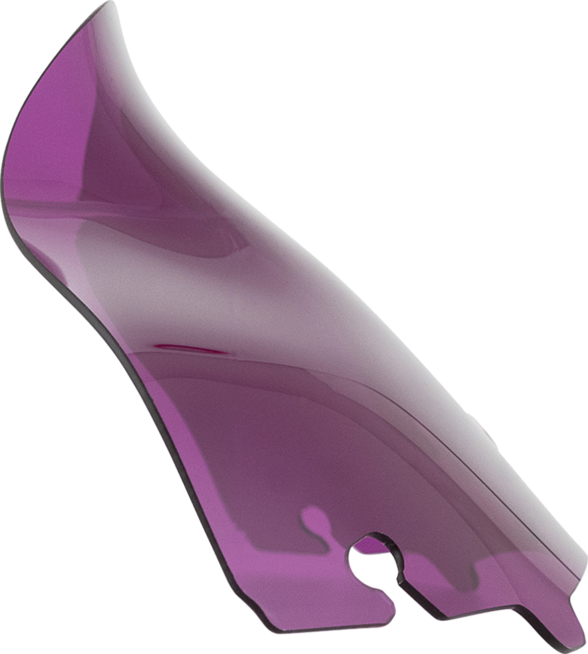 Kolor Flare® Windshield - 6-1/2" - Purple - '14-'25 FLH/FLHT/FLHX
