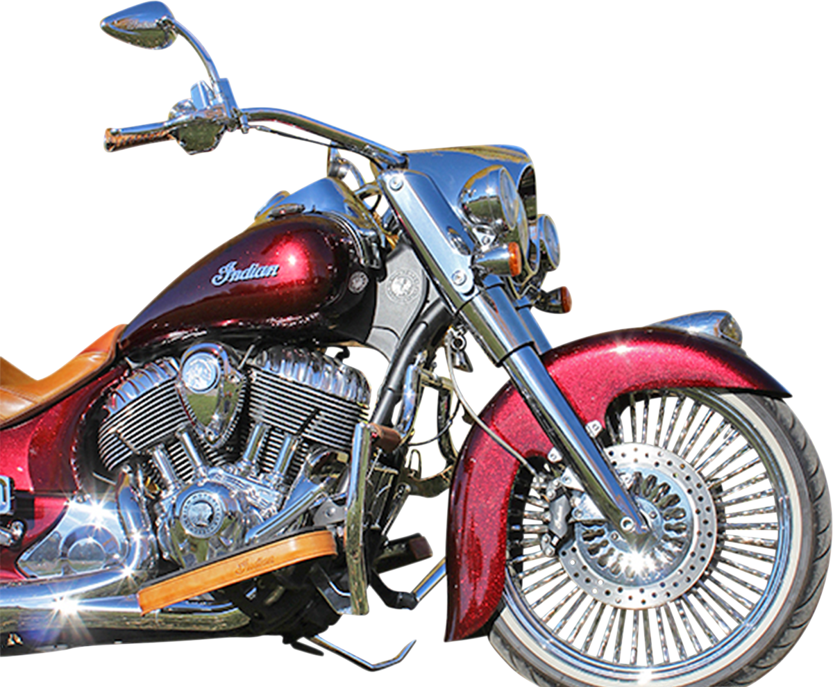 Klassic Front Fender - Black - 16"-19" - Indian Roadmaster/Chief