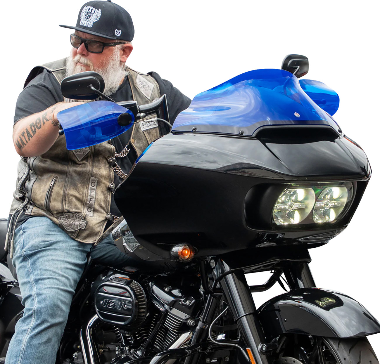 Flare® Handguards - '23-'25 Harley-Davidson - Blue