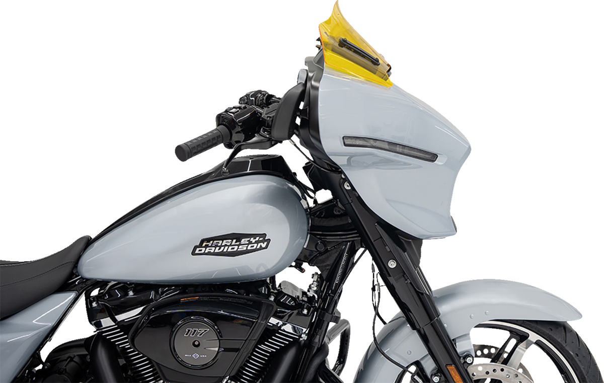 Kolor Flare® Windshield - 8" - Yellow - '23-'25 FLHX