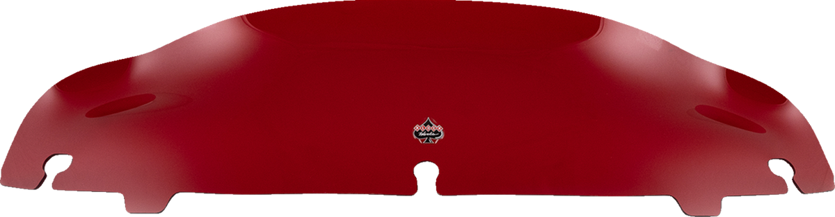 Kolor Flare® Windshield - 4" - Red - '14-'25 FLH/FLHT/FLHX