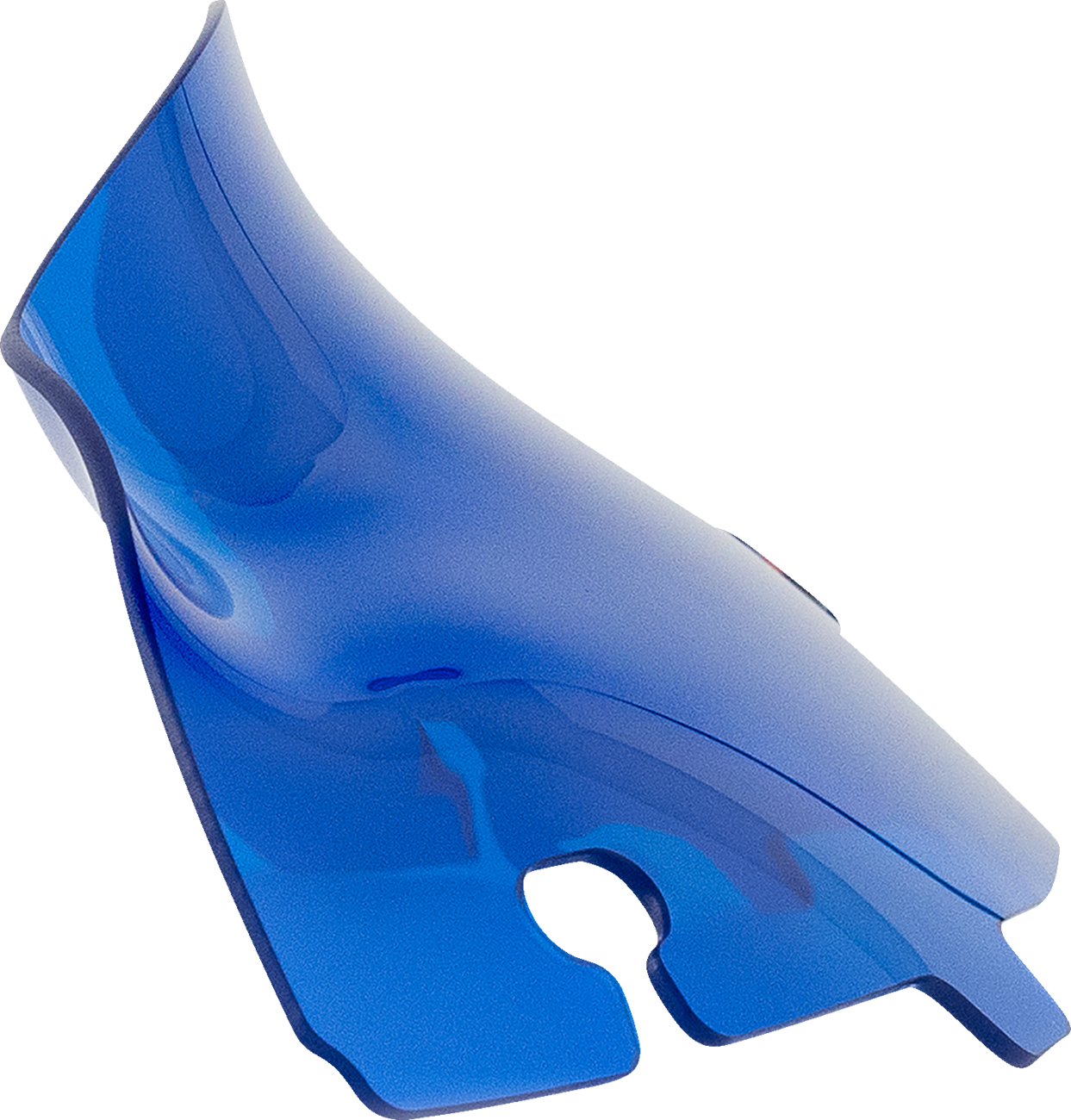 Kolor Flare® Windshield - 4" - Blue - '14-'25 FLH/FLHT/FLHX