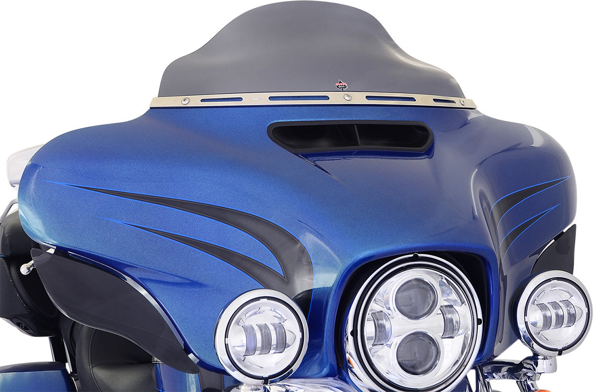 Flare® Windshield - 6-1/2" - Dark Smoke - '14-'25 FLH