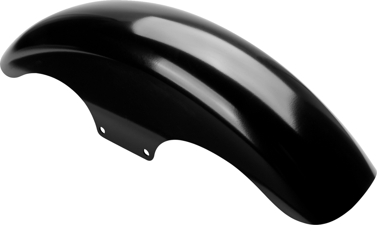 Top-Hat Front Fender - Black - 19" - HD Softail