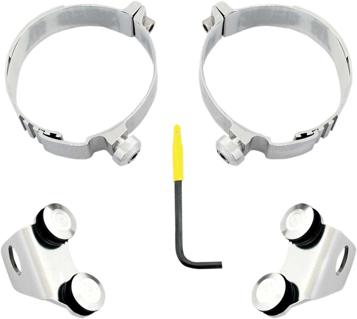 Fork Cover - Hardware Kit - Polished