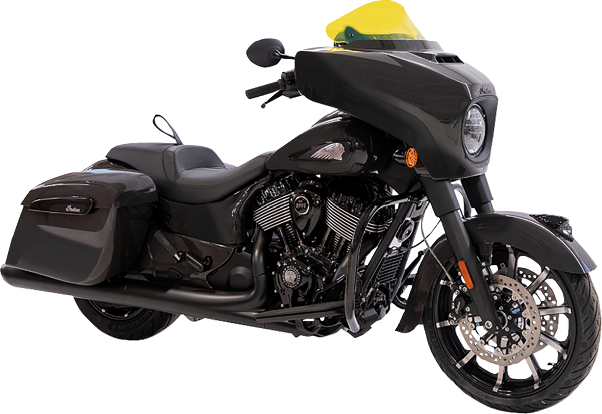 Ice Flare® Windshield - 10" - Yellow Ice - '14-'26 Indian