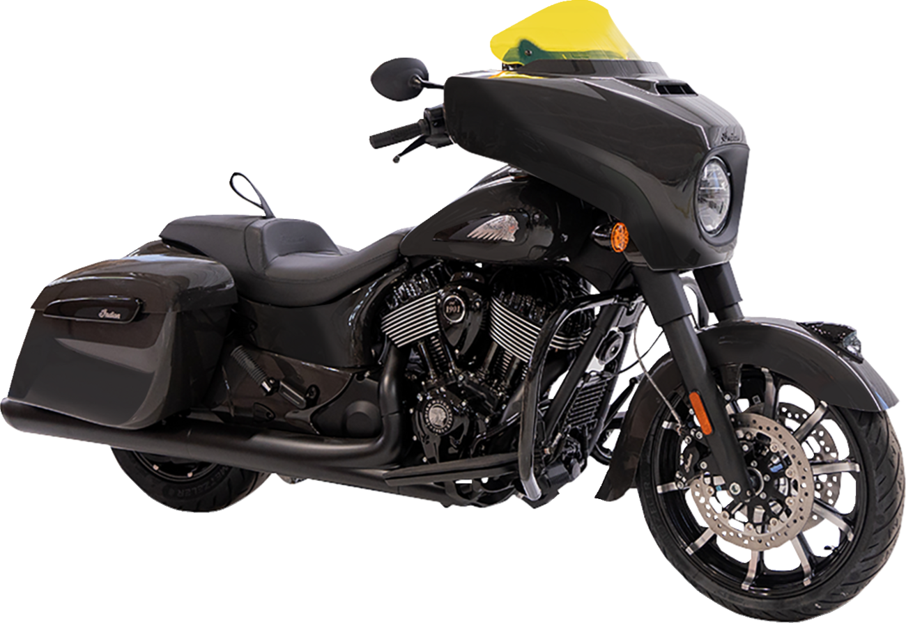 Ice Flare® Windshield - 10" - Yellow Ice - '14-'26 Indian