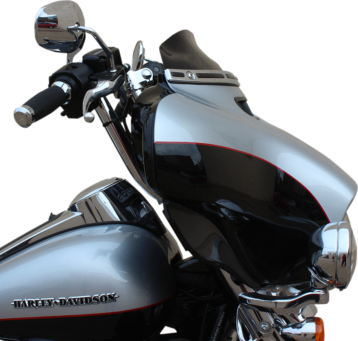 Flare® Windshield - 4" - Black - '14-'25 FLH