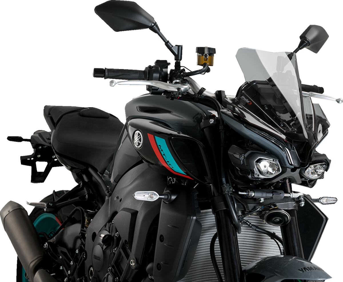 New Generation Sport Windshield - 14" - Smoke - MT-10/SP