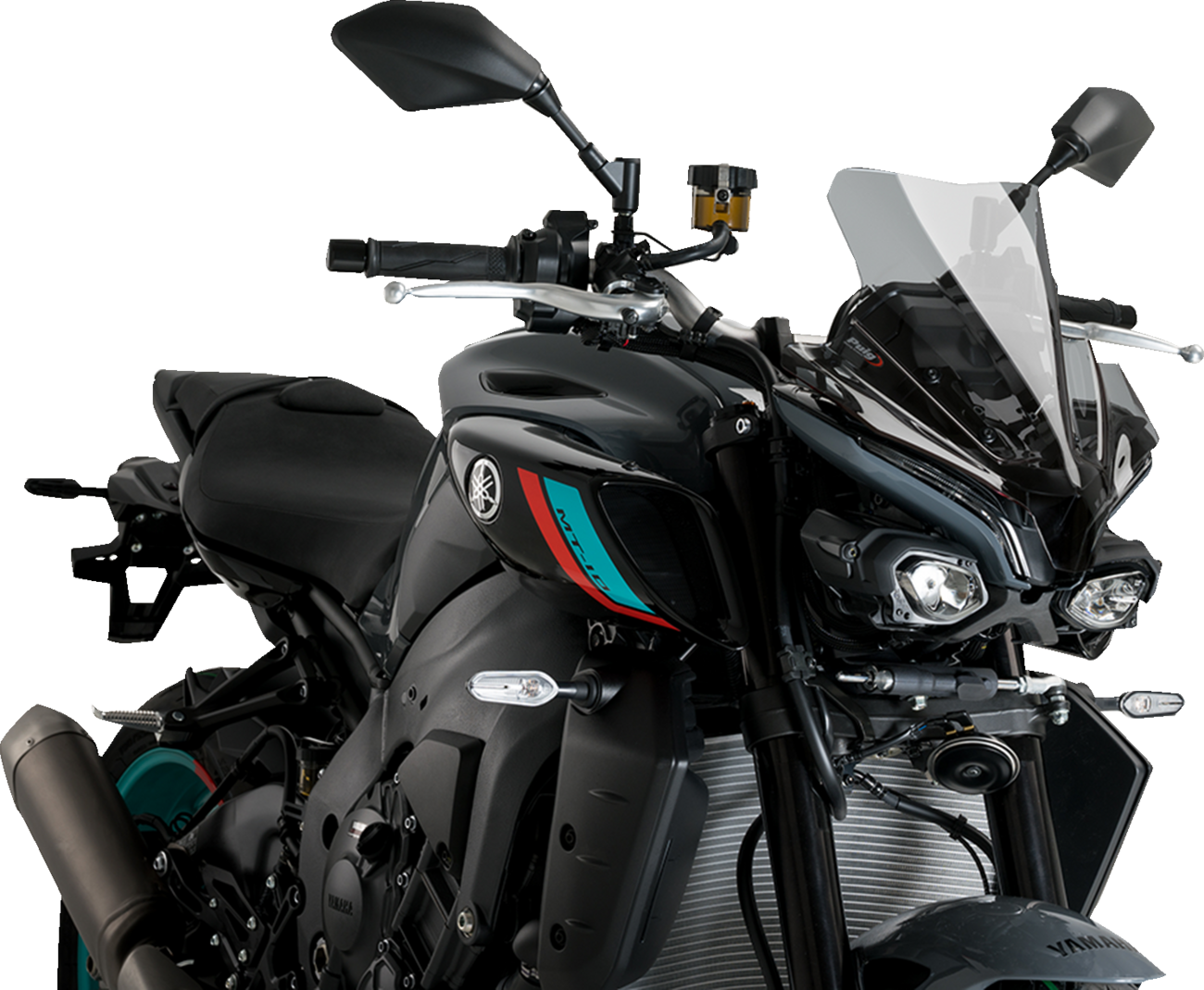 New Generation Sport Windshield - 14" - Smoke - MT-10/SP