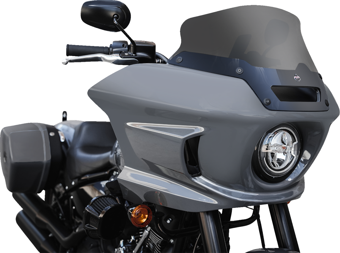 Flare® Windshield - 6" - Dark Smoke - FXLRST