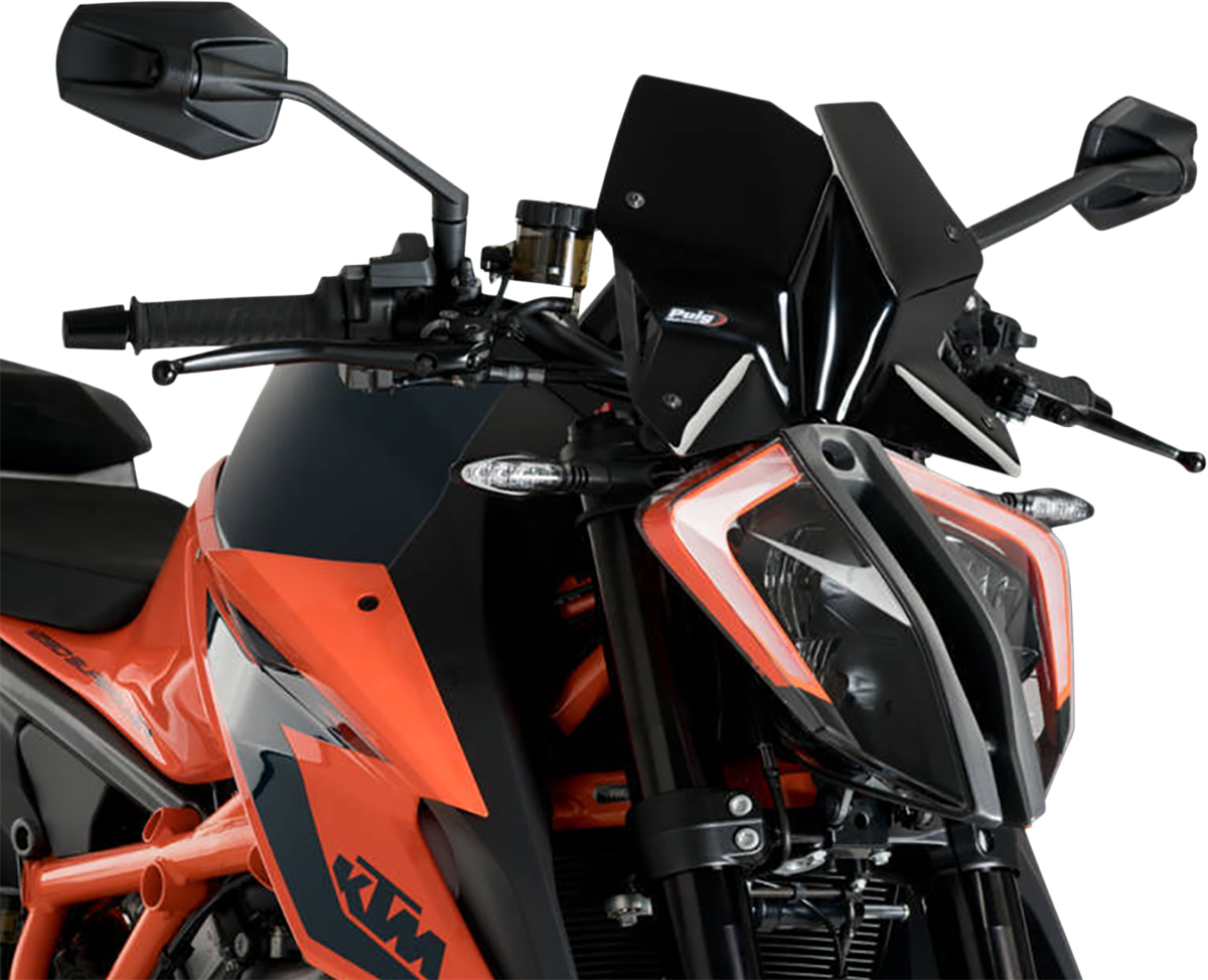 New Generation Windscreen - 10-1/2" - Black - 1290 Super Duke R