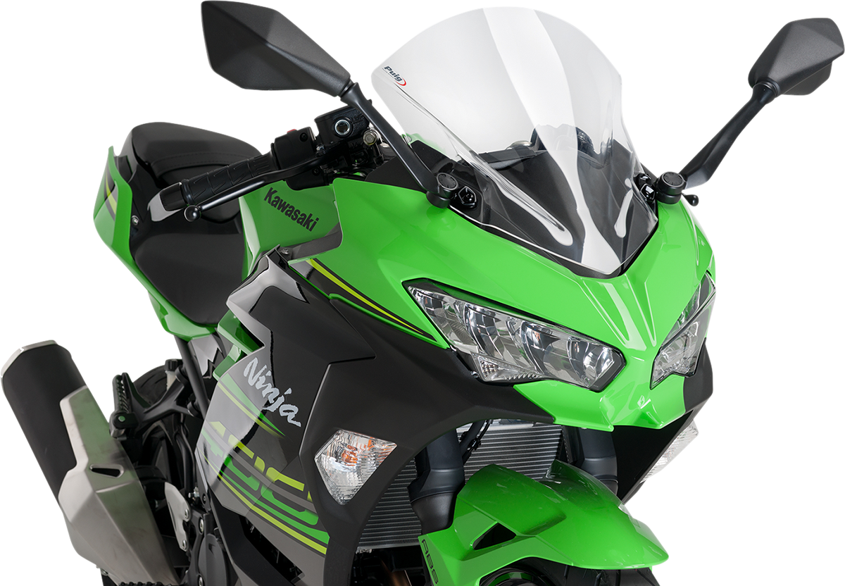 Race Windscreen - 15-3/4" - Clear - Kawasaki
