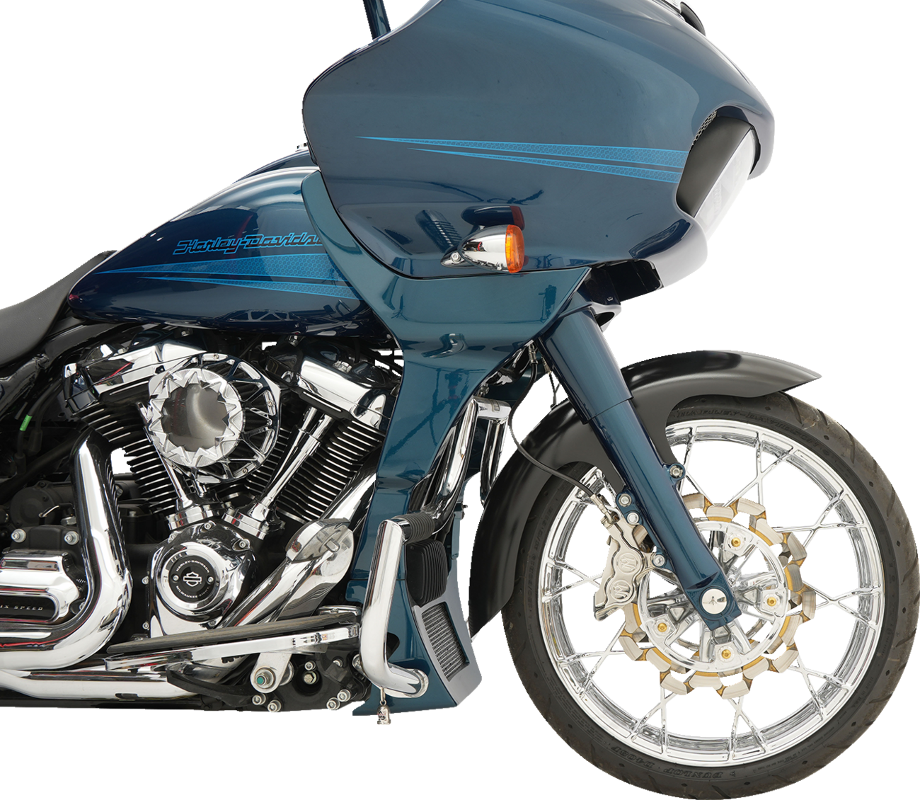 Henry Front Fender - Black - 16"-19" - HD Touring/Trike