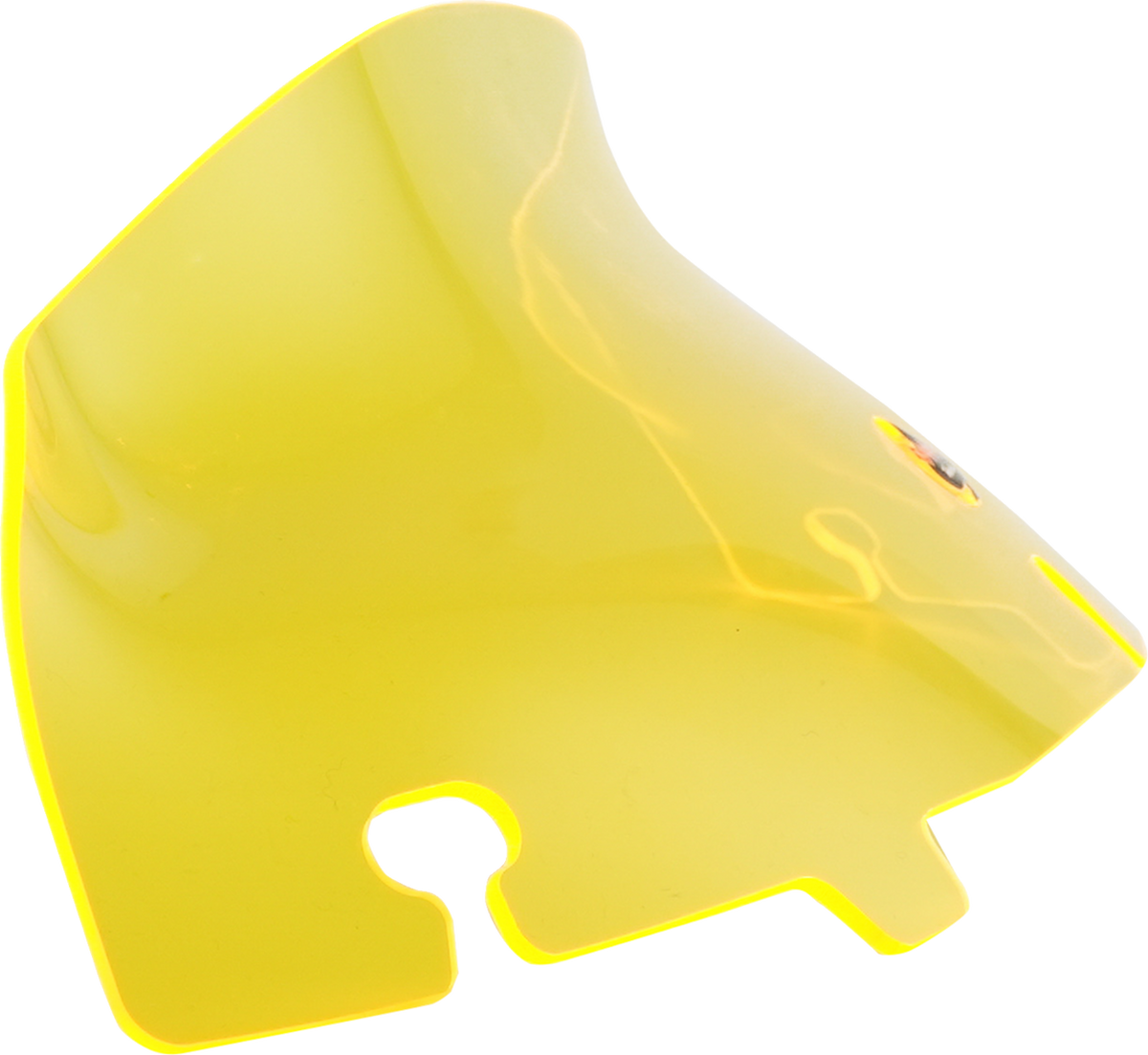 Ice Flare® Windshield - 4" - Yellow Ice - '14-'25 FLHT/FLHX