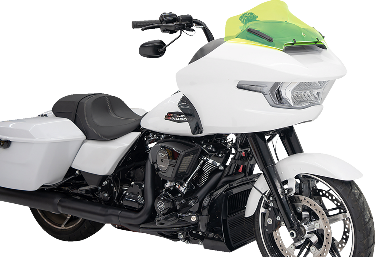 Ice Flare® Windshield - 10" - Green Ice - '23-'25 FLTRX
