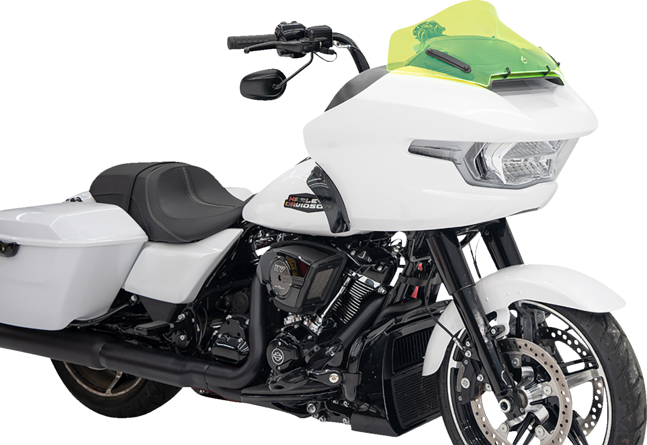Ice Flare® Windshield - 10" - Green Ice - '23-'25 FLTRX