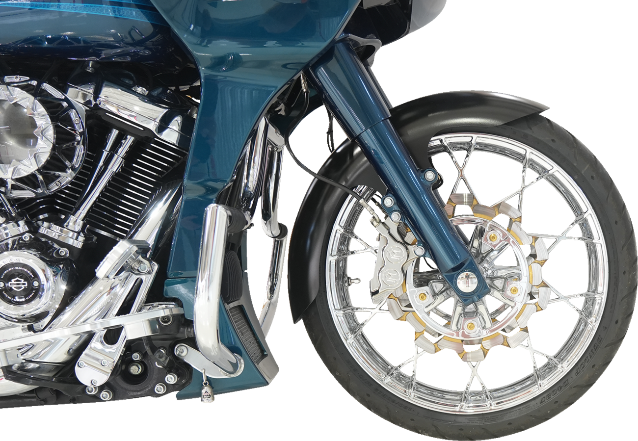 Henry Front Fender - Black - 21" - HD Touring/Trike