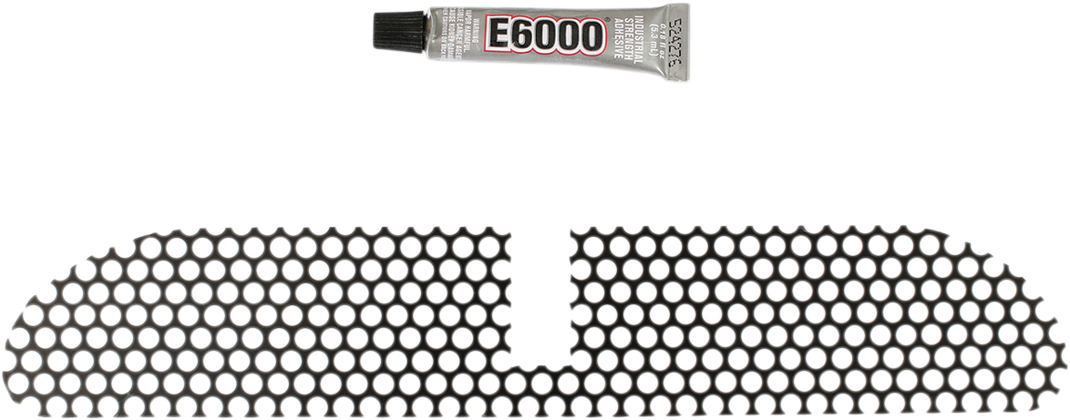 Fairing Vent Screen - Round - Black - FLHT/FLHX