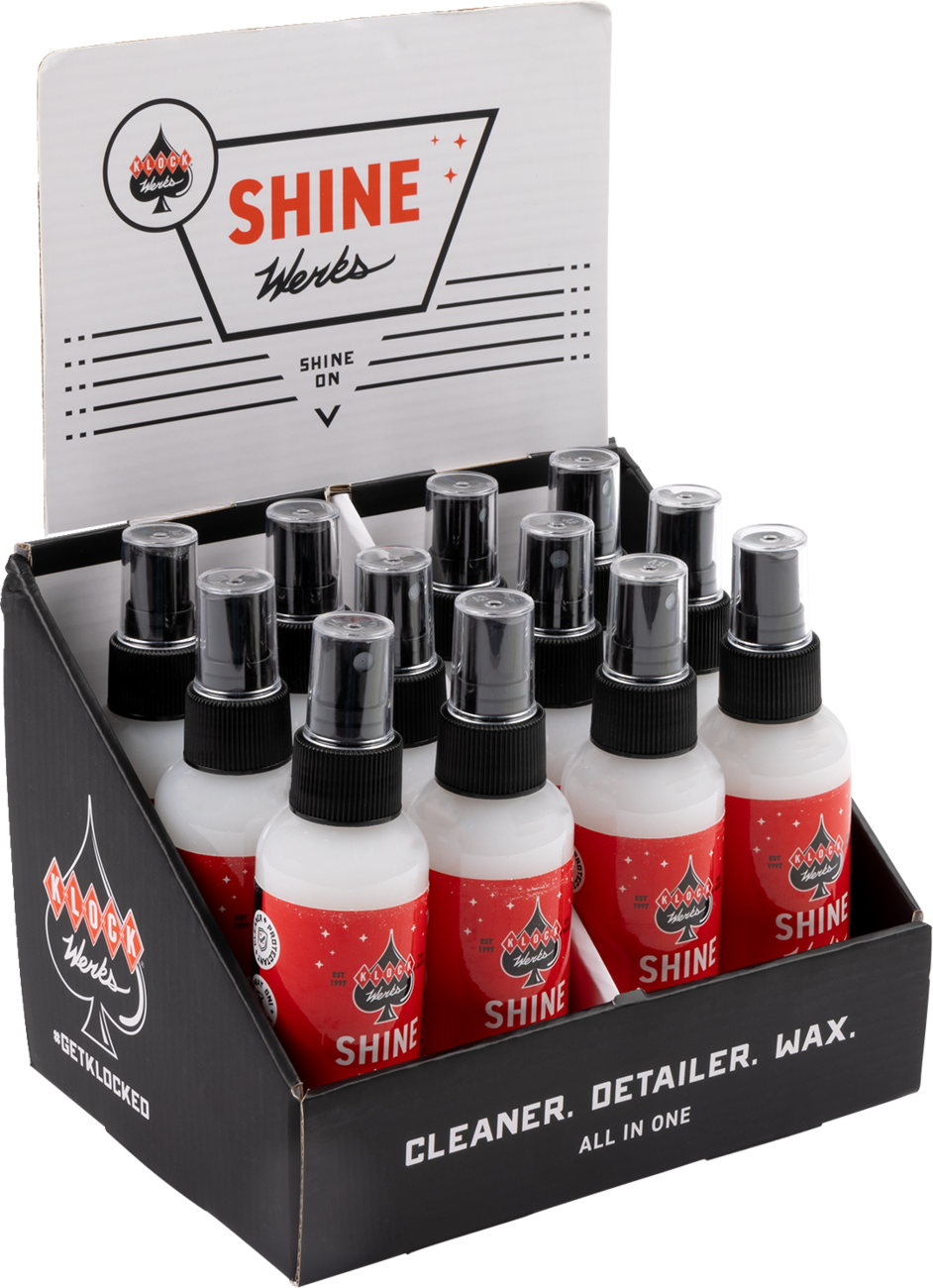 Shine Werks Cleaner - 4 US Fl Oz. - 12-Pack