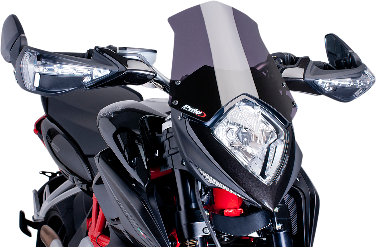 New Generation Windscreen - 12-1/4" - Dark Smoke - Rivale 800