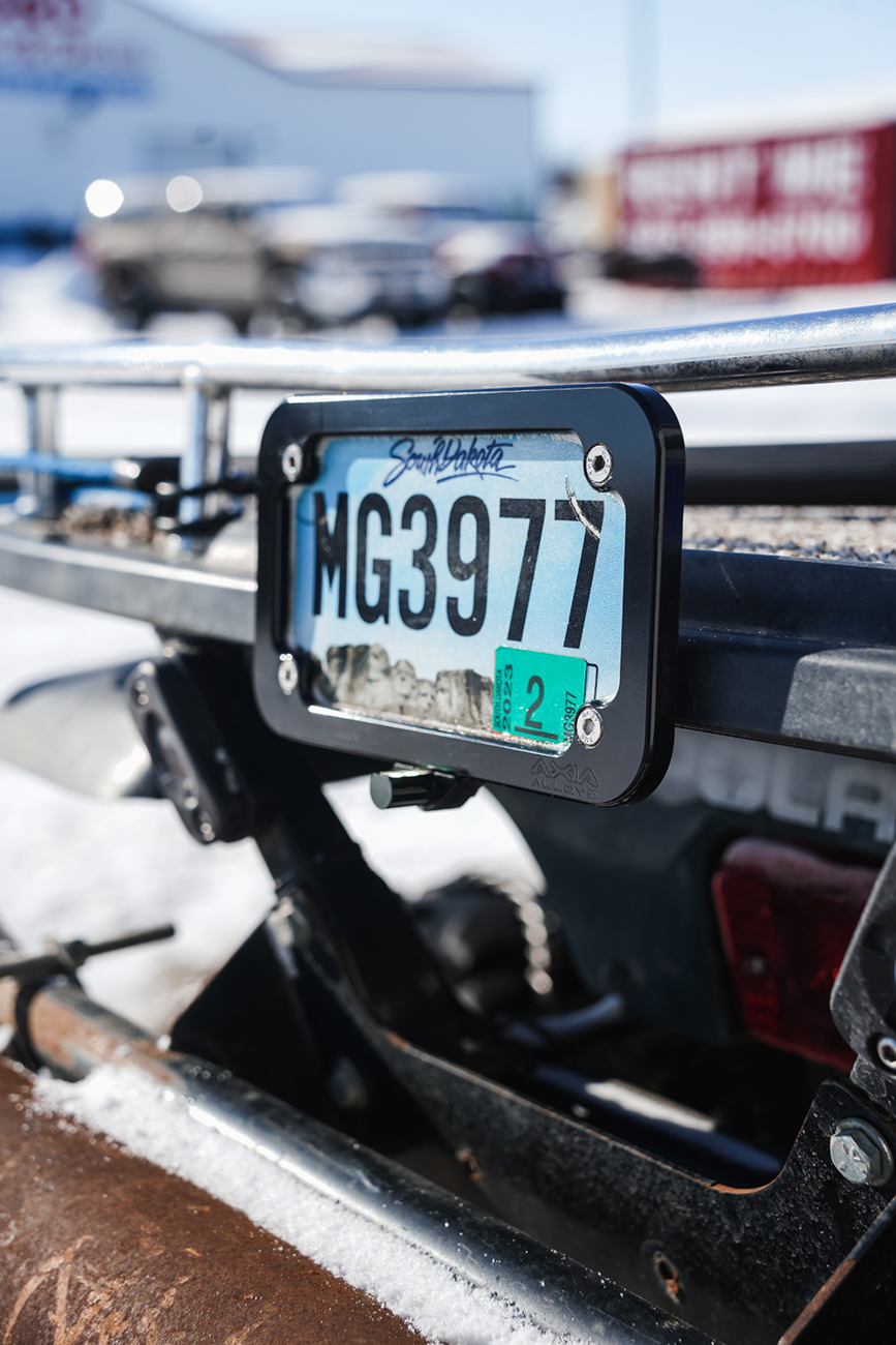 License Plate Mount