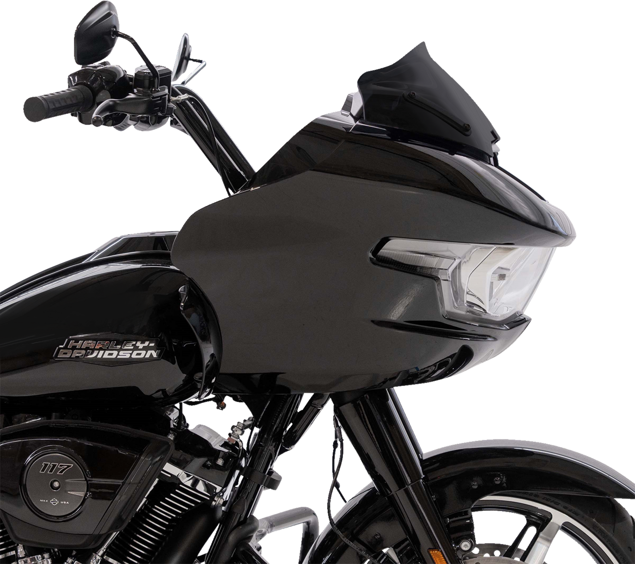 Sport Flare® Windshield - 8" - Black - FLTR