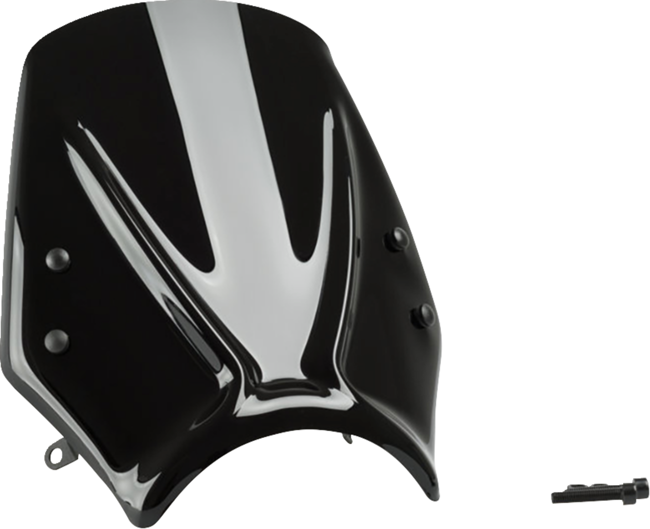 New Generation Windscreen - Black - Trident 660