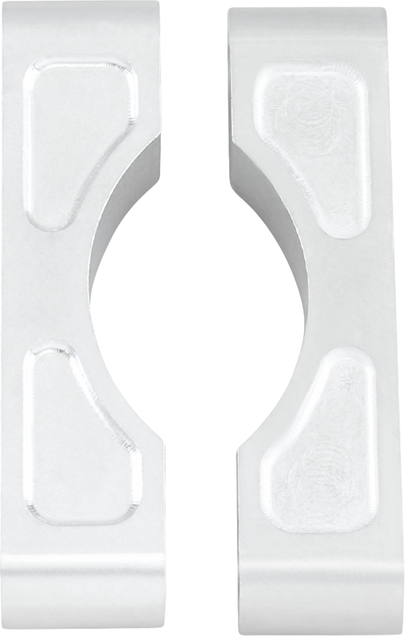 Hugger Front Fender Mounting Blocks - 7/8" Wide - For 16"/17"/18"/19" Wheels - Satin