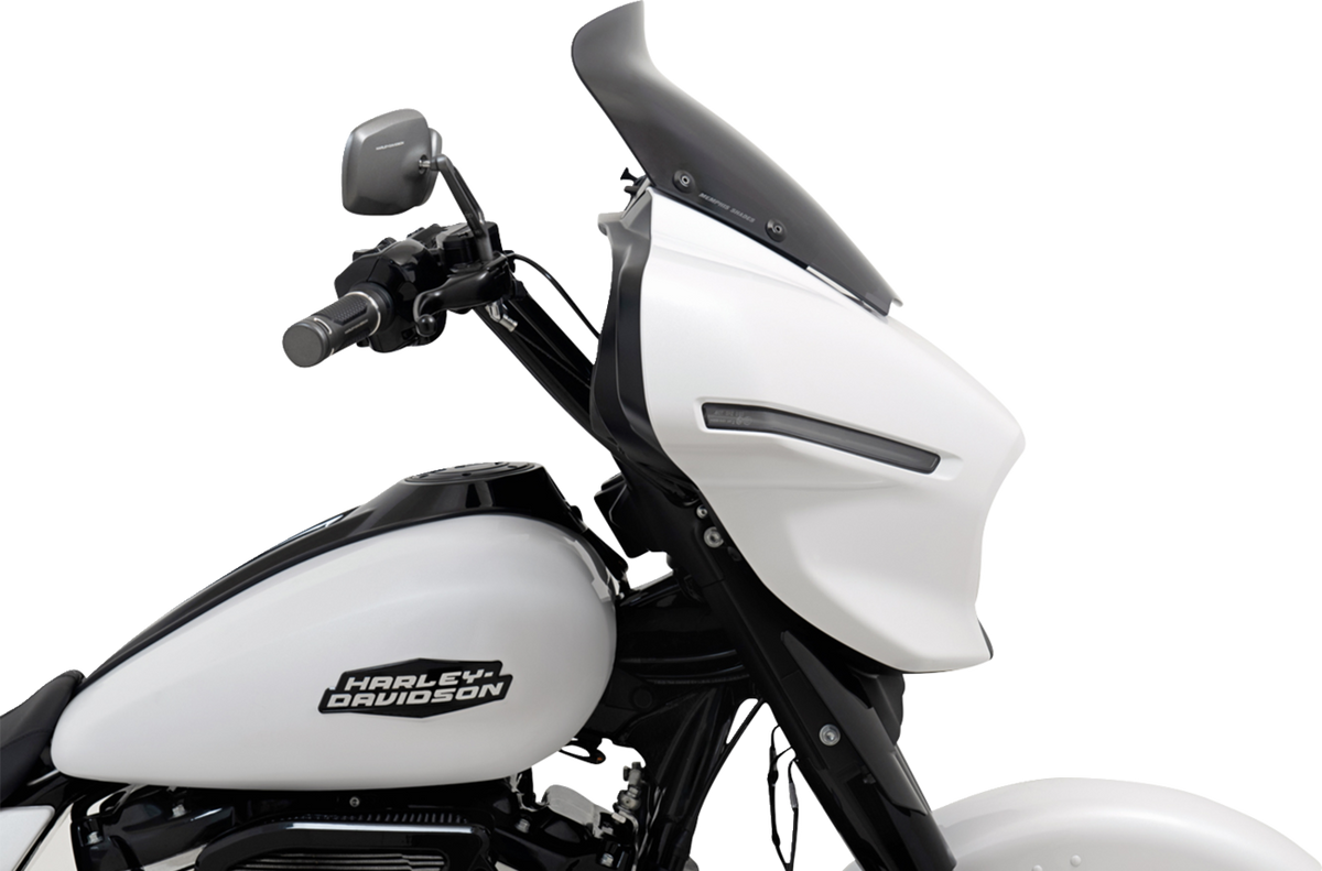 Spoiler Windshield - 6" - Dark Black Smoke - FLHX