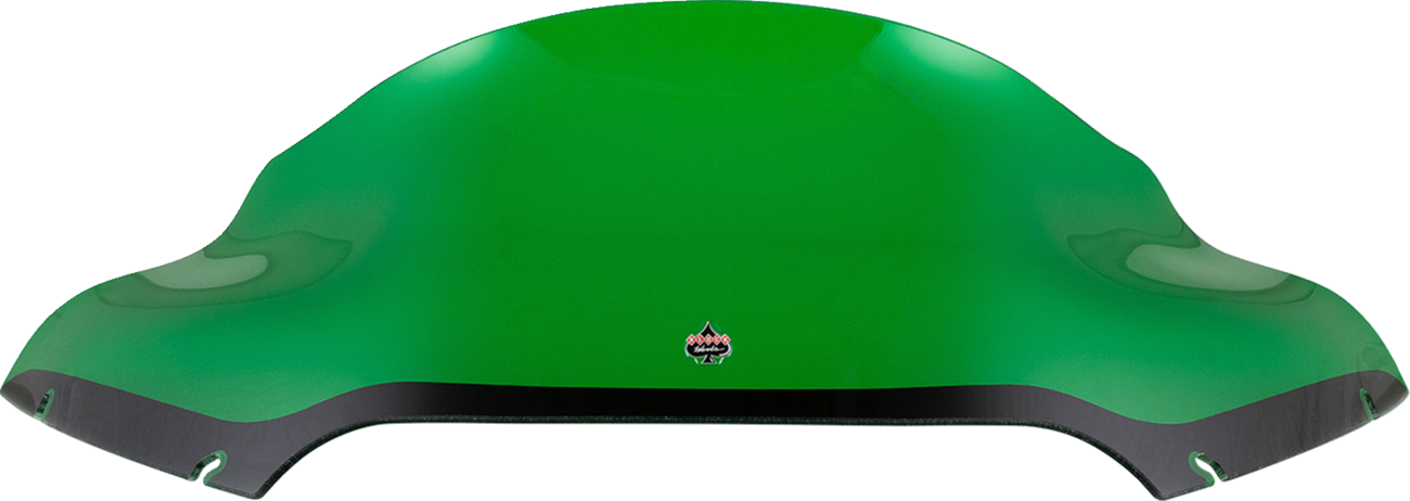 Kolor Flare® Windshield - 9" - Green - '15-'25 FLTR