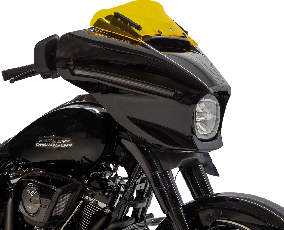 Kolor Flare™ Windshield - 6-1/2" - Yellow - FLHX