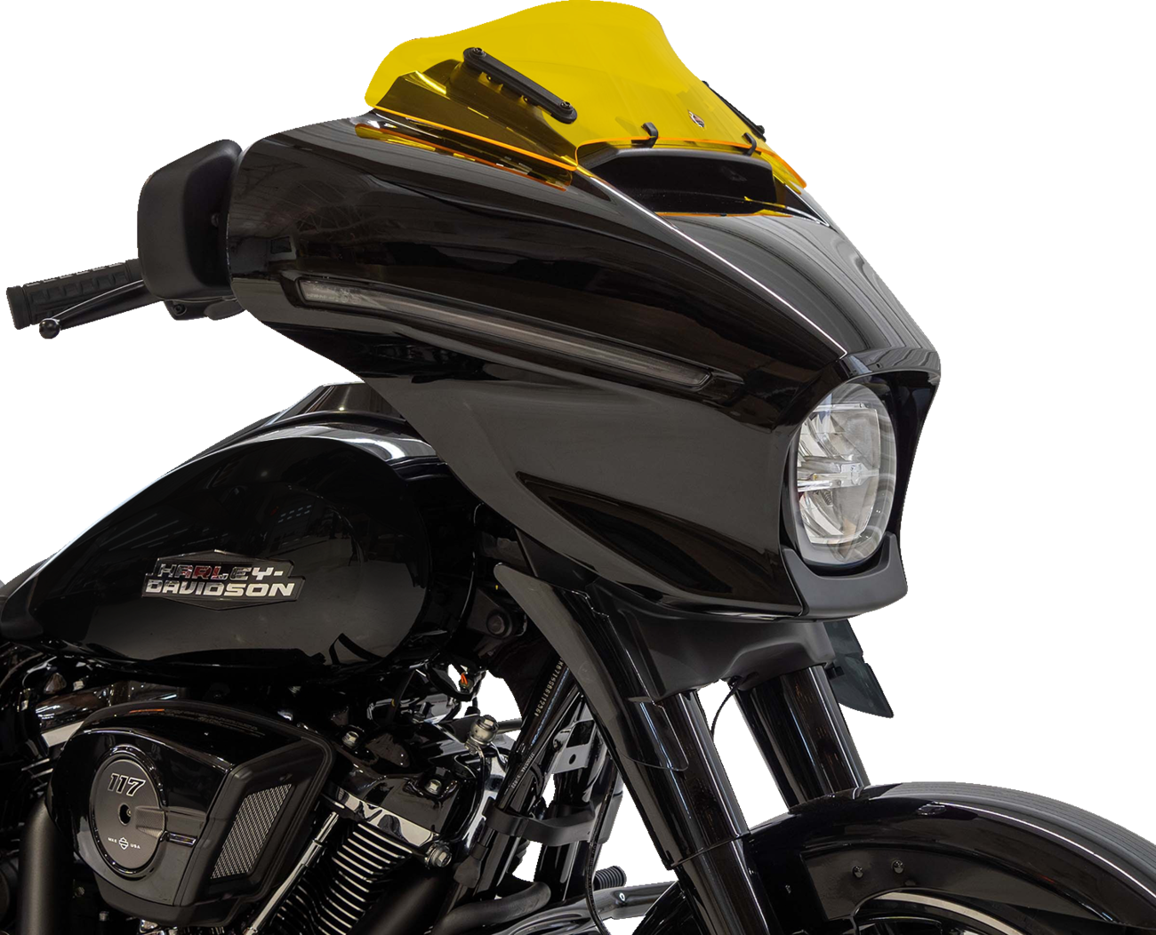 Kolor Flare™ Windshield - 6-1/2" - Yellow - FLHX