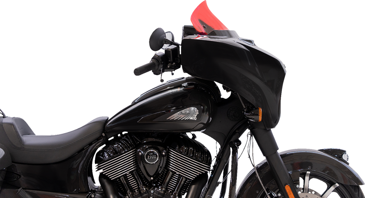Ice Flare® Windshield - 10" - Pink Ice - '14-'26 Indian