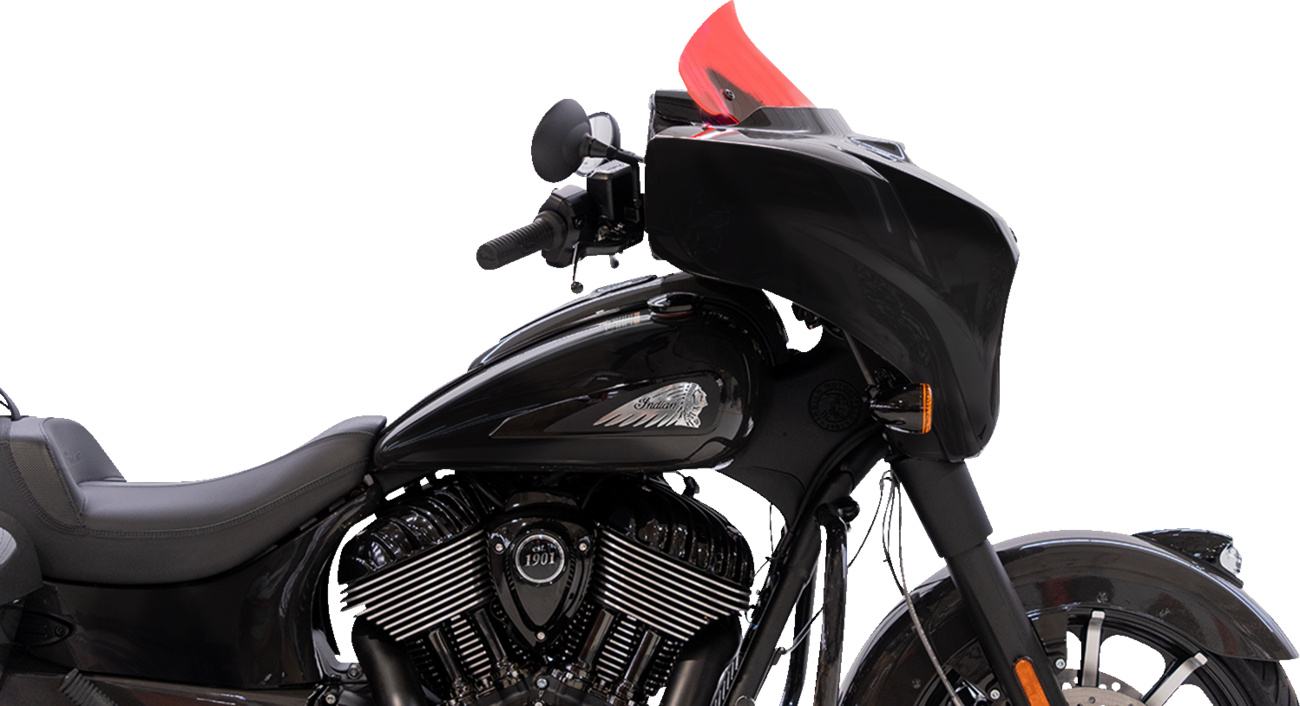 Ice Flare® Windshield - 10" - Pink Ice - '14-'26 Indian