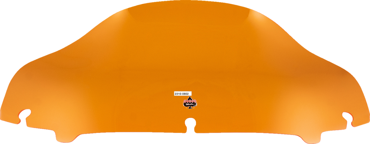 Kolor Flare® Windshield - 6-1/2" - Orange - '14-'25 FLH/FLHT/FLHX