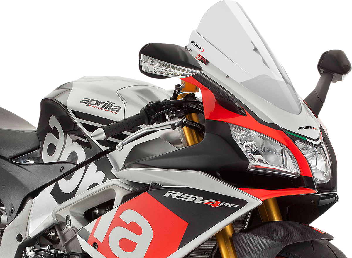 Race Windscreen - 15-1/2" - Clear - RSV4