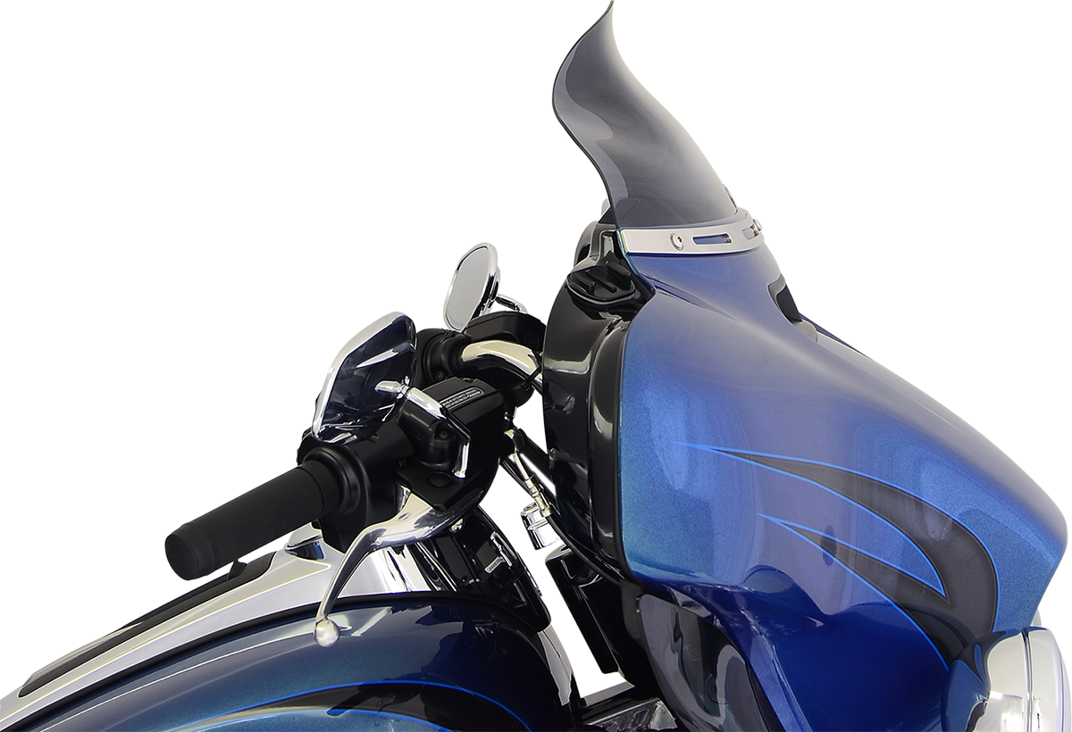 Flare® Windshield - 6-1/2" - Dark Smoke - '14-'25 FLH