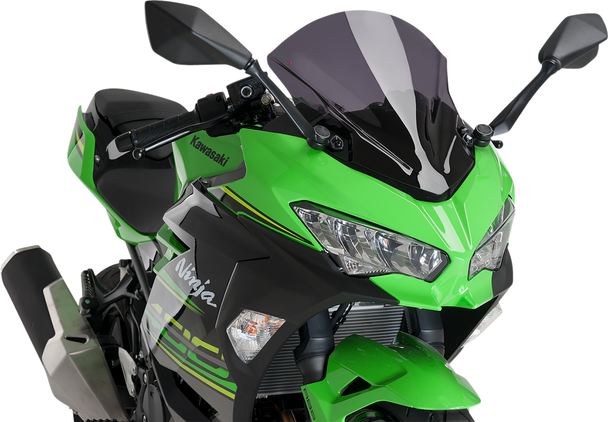Race Windscreen - 15-3/4" - Dark Smoke - Kawasaki