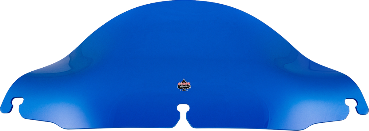 Kolor Flare® Windshield - 6-1/2" - Blue - '96-'13 FLHT/FLHX