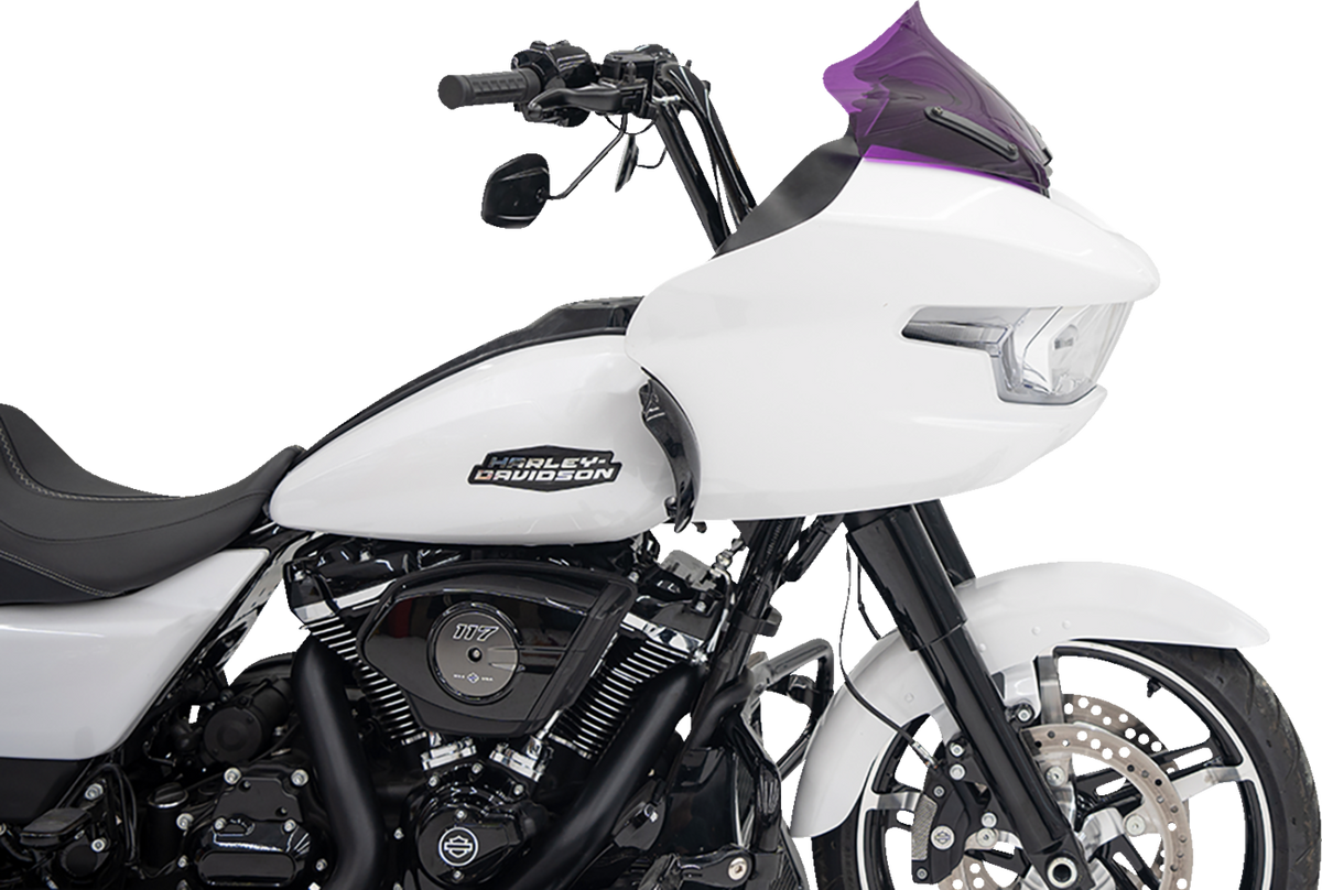 Kolor Flare® Windshield - 10" - Purple - '23-'25 FLTRX