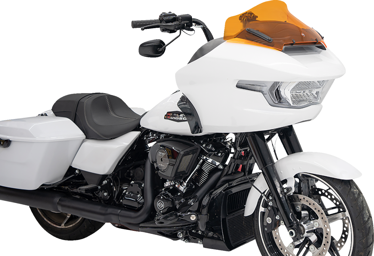 Kolor Flare® Windshield - 10" - Orange - '23-'25 FLTRX